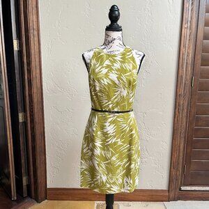 Jason Wu Fitted Racerback Botanical Dress NWOT